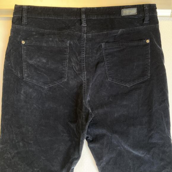 Buffalo David Bitton Women Pants 12/32 Navy Corduroy Supreme Button 32" Inseam - Picture 4 of 11